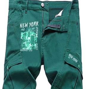 กางเกงยีนส์ผู้ชายทรงตรงแบบดิสเทรสคุณภาพสูงปี 2026 ลวดลายเรียบ ระบายอากาศได้ดี แห้งเร็ว บริการ OEM จากผู้ผลิตชั้นนำ - Product Image 4