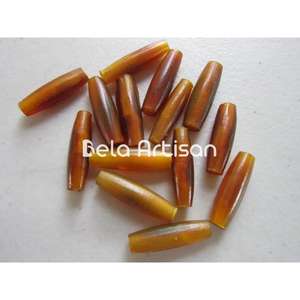 Cuentas de cuerno recicladas al por mayor, formas ovaladas para proyectos de joyería y artesanía - Product Image 4