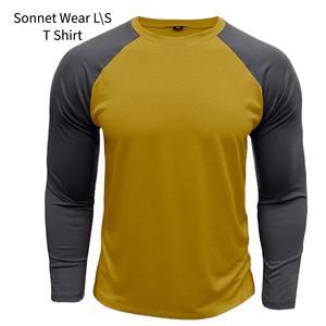 T-shirt lourd 100% coton à manches longues, vêtement décontracté - Product Image 5