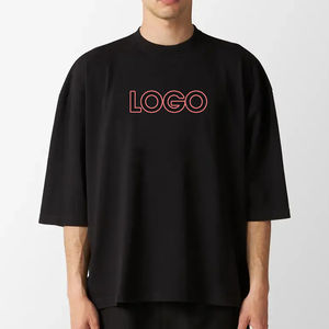 Professionnel fabrique les meilleures ventes hommes t-shirts été décontracté sonnerie Boxy T-shirts pour hommes bon prix T-shirt pour hommes - Product Image 2