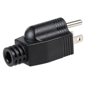 Black Universal Travel <b>Adapter</b> with AC Wall Socket Male American <b>Plug</b> Convenient for Traveling - Product Image 1