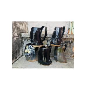 Tankard de cuerno Vikingo, taza de cuerno de búhos, artesanía de la mejor calidad, fabricante de India, embalaje gratis - Product Image 6