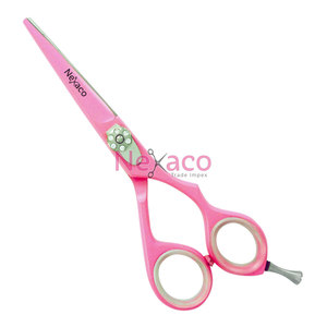 Ciseaux de coiffure économiques 5.5 "en acier inoxydable Ciseaux de coiffeur satinés pour salons de coiffure Pro Hairdressing - Product Image 6