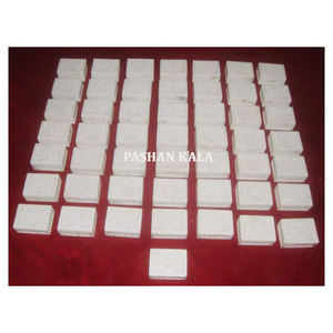 Quantité en vrac dans de belles boîtes de rangement de bijoux de travail d'art floral en pierre de marbre blanc fait à la main pour les exportations et le fabricant - Product Image 1