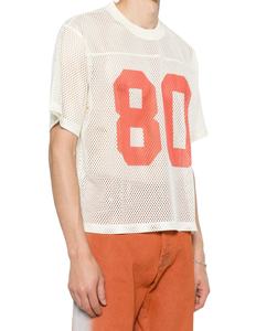 เสื้อยืดฟุตบอลสีดำแบบดิสเทรสสั่งทำพิเศษสำหรับผู้ชาย ทรงโอเวอร์ไซส์ เนื้อผ้าหนา ทรงครอป ทรงบ็อกซี่ พิมพ์ลายกราฟิก ระบายอากาศได้ดี - Product Image 5