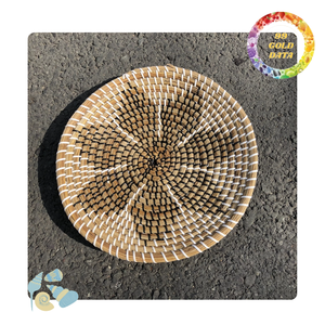 Plato colgante de algas marinas tejido a mano | Listo para decoración de interiores y decoración de resort | Origen de Vietnam - Product Image 1