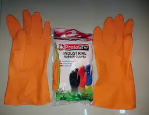 Gants de sécurité pour les mains tricotés sans couture enduits de nitrile PU anti-coupure pour le travail industriel par un vendeur indien - Product Image 1