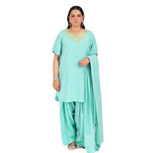 Qualité supérieure Pakistanaise Farshi Shalwar Kameez Robes de Pelouse Dentelle Perles Décontracté Formel Intérieur Extérieur Utilisation Design De Luxe - Product Image 1