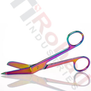 ผ้าพันแผลทางการแพทย์กรรไกรทางการแพทย์ผ้าพันแผลปฐมพยาบาลฉุกเฉินทำจากสแตนเลสสีรุ้ง - Product Image 2