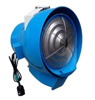 Système d'humidification agricole industriel à brumisation par ventilateur de plafond en acier inoxydable pour l'élimination de la poussière et le refroidissement des élevages avicoles OEM/ODM