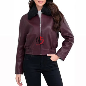 Chaqueta de Invierno para Mujer de Alta Calidad, Diseño Personalizado, Chaqueta de Cuero Genuino para Mujer, Chaqueta Transpirable para Mujer en Nurak - Product Image 1