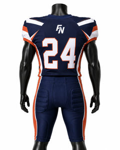 Maillot de football américain personnalisé pour homme, col en V, manches courtes, 100 % polyester, anti-bactérien, à transfert thermique, pour équipe américaine, taille standard, pas cher - Product Image 2