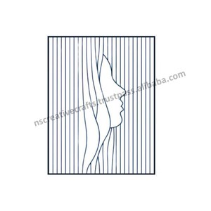 Transformez votre espace de vie avec la sculpture Metal Wall Art Taille personnalisée Fabriqué en fer métallique disponible - Product Image 2
