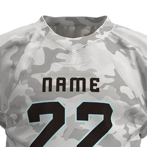 Uniforme de Fútbol Americano Personalizado de Alta Calidad, Transpirable, 100% Poliéster, con Logotipo Personalizado, Ropa de Equipo, Impresión Digital, OEM - Product Image 6
