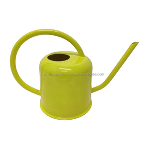 Arrosoir en métal galvanisé manteau en poudre long bec verseur pot de plantation arrosoir de jardin rond - Product Image 3