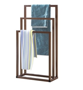 Présentoir à serviettes de salle de bain en fer forgé avec charme vintage et rangement pratique - Product Image 3