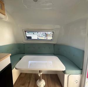 Mini Camper Motorhome Remolque de viaje en forma de lágrima con baño Camping Estándares australianos Precio bajo para la venta a Turquía - Product Image 5