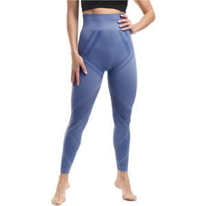 Shorts de sport et de yoga taille haute pour femmes, longueur cheville, en Spandex/Nylon, extensibles dans les quatre sens, séchage rapide, respirants, légers, grandes tailles, vente en gros - Product Image 2