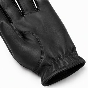 Gants en cuir non doublés avec dos en peau de mouton et manchette courte, en cuir de vachette aniline, haute sensibilité, pour usage intensif 786Q.Com-HD20P - Product Image 4