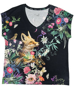 Camiseta de diseño personalizado con estampado digital nuevo y elegante de calidad superior para mujer 220 GSM Algodón puro directo al por mayor del proveedor BD - Product Image 4