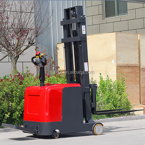 Chariot élévateur électrique sans chariot de guidage, contrepoids, 1 tonne, levée 3 mètres, pour palettes double face et entrepôt, CE - Product Image 3
