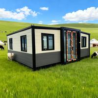 Grand-mère Appartement 40ft 20ft Villa Préfabriquée Conteneur Extensible Maison Portable Préfabriquée Mobile Home 2 3 4 Chambre avec Salle de Bains