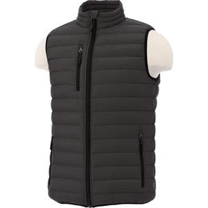 Gilet matelassé personnalisé pour hommes, respirant, gilet rembourré utilitaire décontracté d'hiver avec fermeture éclair pour une utilisation en extérieur - Product Image 3