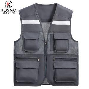 Chaleco de Seguridad Reflectante Impermeable de Alta Visibilidad al por Mayor, 3 Franjas Reflectantes, Logotipo Personalizado para Construcción y Seguridad Personal - Product Image 2