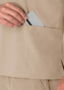 Jogging à manches courtes de haute qualité Infirmière Medical Scrubs Set Uniformes hospitaliers Logo personnalisé Col en V - Product Image 6