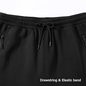 Ensemble de pantalons de survêtement à capuche en molleton épais de haute qualité pour hommes, 2 pièces, jogging surdimensionné, fermeture éclair, personnalisé, grande taille, respirant - Product Image 6