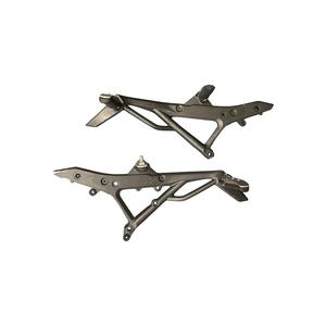 Original Kawasaki ER-6N 2011 Motorcycle Seats & <b>Backrests</b> Right and Left Passenger Footrest Supports - Product Image 1