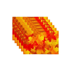 Mantel individual rectangular de combinación de colores únicos de último diseño de tela de algodón 100% para mesa de comedor - Product Image 1