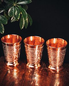 Vaso de cobre de uso diario hecho a mano para beneficios de salud a largo plazo y alineado con antiguas prácticas indias - Product Image 1