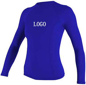 Rash Guard de mujer con estampado personalizado UPF 50 + Skins Rashguards camisas de compresión de manga larga protección UV natación surf Top - Product Image 3