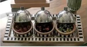 ถ้วยเสิร์ฟอาหารอลูมิเนียมบริสุทธิ์สำหรับตกแต่งโต๊ะทำจากอะลูมิเนียมบริสุทธิ์ออกแบบได้ตามต้องการ - Product Image 2