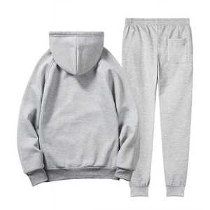 <b>Women's</b> Casual Winter <b>Thermal</b> Fleece Lined Long Sleeve Drawstring Hoodie Breathable Anti-Bacterial Solid Sweatsuit <b>Sets</b> Plus - Product Image 5