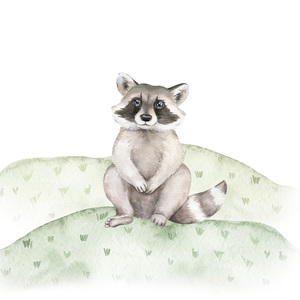 ทำในเยอรมนี-ภาพผ้าใบตกแต่งบ้านสัตว์ป่า-ภาพจิตรกรรมฝาผนังบนผืนผ้าใบสีเทาและสีเขียวบนกรอบเปล - Product Image 6