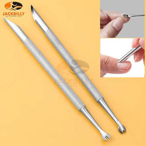 Empujador de Cutículas Profesional de Acero Inoxidable con Diseño de Punta Fina para el Cuidado de las Cutículas - Product Image 4