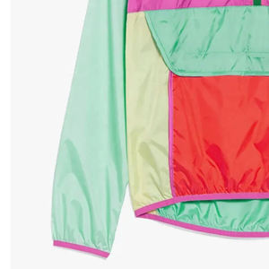 Chaqueta cortavientos transpirable impermeable de soporte largo con revestimiento ligero personalizado para hombres Impresión por sublimación de logotipo personalizado - Product Image 5