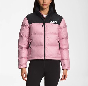 High Quality Wholesale Raw Woven Fashion Quilted Puffer <b>Jacket</b> Padded Softshell Canvas Breathable Women <b>Winter</b> <b>Waterproof</b> - Product Image 2