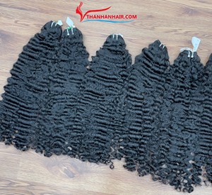 ผมแท้ Remy ชาวพม่าเป็นลอนแท้จากโรงงานในเวียดนามผมทอแบบชาวเวียดนาม - Product Image 5