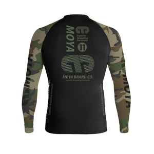 Alta calidad Anti-UV BJJ Rashguard hombres mujeres MMA camisa de compresión No Gi Jiu Jitsu entrenamiento Top personalizado OEM hecho Pakistán UPF50 + - Product Image 6