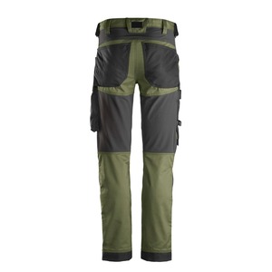 Pantalon de travail léger en coton avec bandes réfléchissantes haute visibilité Construction respirante Pantalon cargo extérieur - Product Image 3