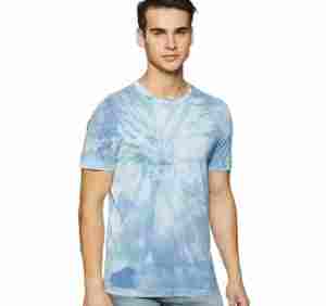 เสื้อยืดมัดย้อมสำหรับผู้ชายเสื้อสำหรับผู้ชายขนาดใหญ่พิเศษขายส่งตามสั่ง - Product Image 4