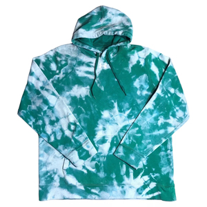 Tie Dye Acid Wash Sweat À Capuche Vert Hommes Lâche Acide Wash À Capuche Hommes Femmes Hoodies par Mega Empire Respirant Avec OEM - Product Image 1