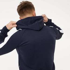 Poids lourd hommes Vintage Streetwear Jogging en détresse broderie à capuche acide lavage fermeture éclair à capuche et survêtement ensemble survêtement pour hommes - Product Image 2