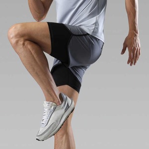 Service OEM Short d'entraînement d'été à haute élasticité pour hommes, séchage rapide, respirant, yoga, course à pied, fitness, deux pièces à vendre - Product Image 3