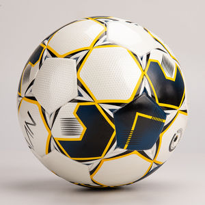 Balón de fútbol con logotipo personalizado de alta calidad, nueva moda, cuero PU para deportes para uso en juegos, venta al por mayor de fábrica - Product Image 1