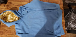 Sudaderas con capucha térmicas forradas de seda al por mayor con logotipo personalizado Ropa de calle bordada Apliques desgastados Sudadera con capucha de gran tamaño Mujeres OEM - Product Image 4