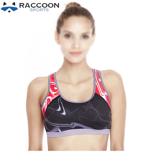Custom Logo Sublimation Printed Women Oversize Sexy Eco-Friendly Plus Size Sports <b>Bra</b> for Yoga Fitness Workout by Raccoon Sports - Product Image 2